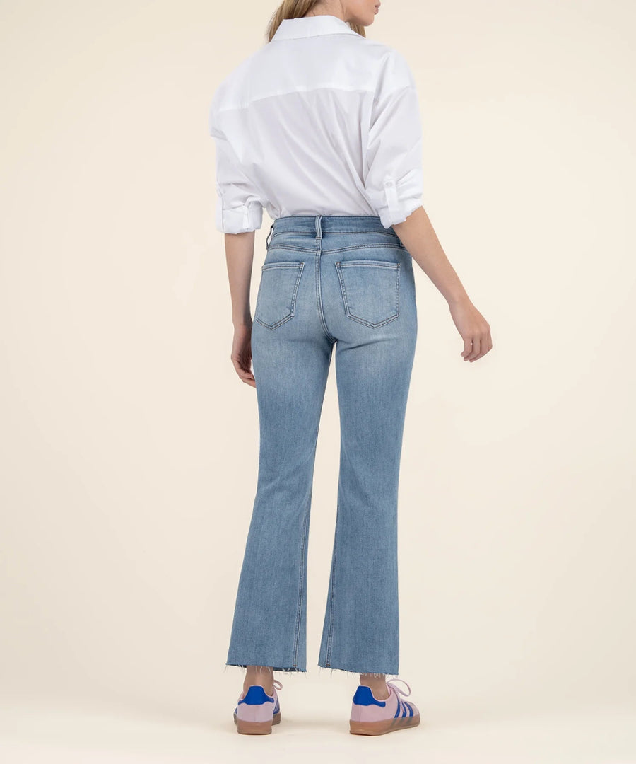 KUT1574MA8 Kelsey High Rise Ankle Flare Leg - kc clothing