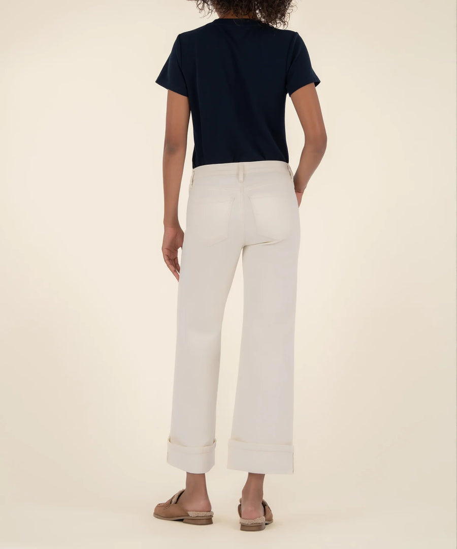 KUT1980MB2 Meg High Rise Roll Up Hem - kc clothing