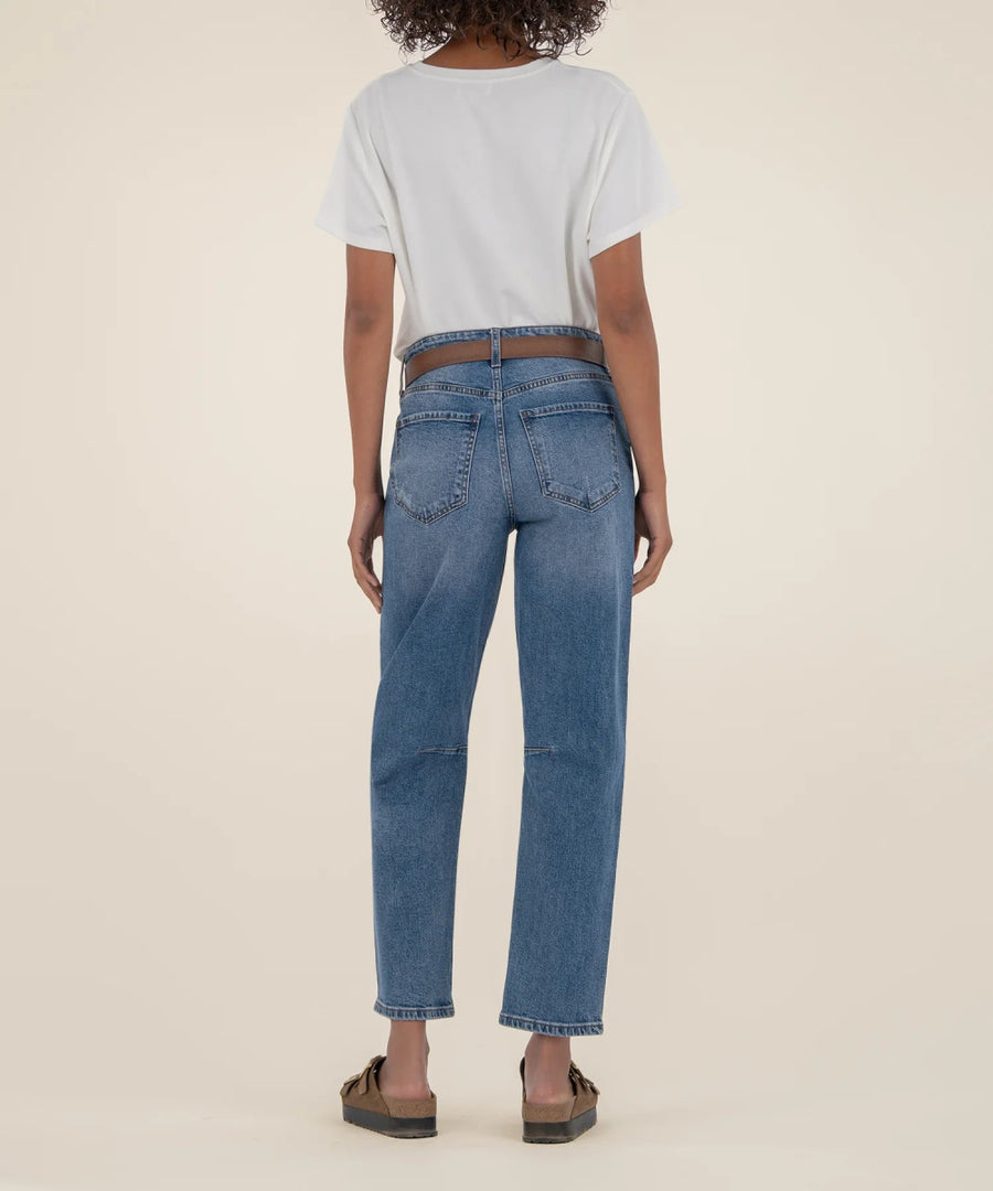 KUT2024MA7 Ashley High Rise Slouchy Barrel Straight Leg - kc clothing