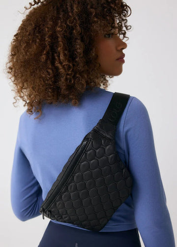 LO0933 Taylor Quilted Belt Bag - kc clothing