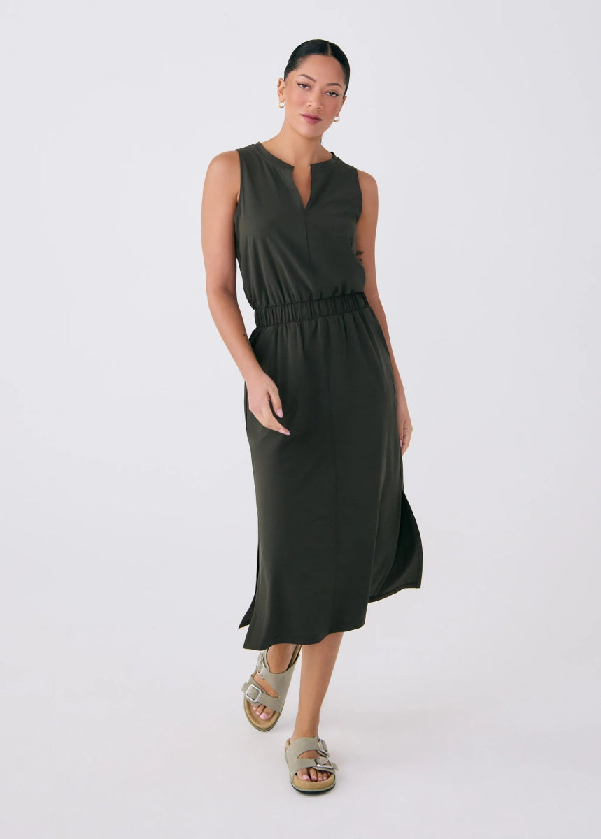 LO4612 Olivie Midi Dress - kc clothing