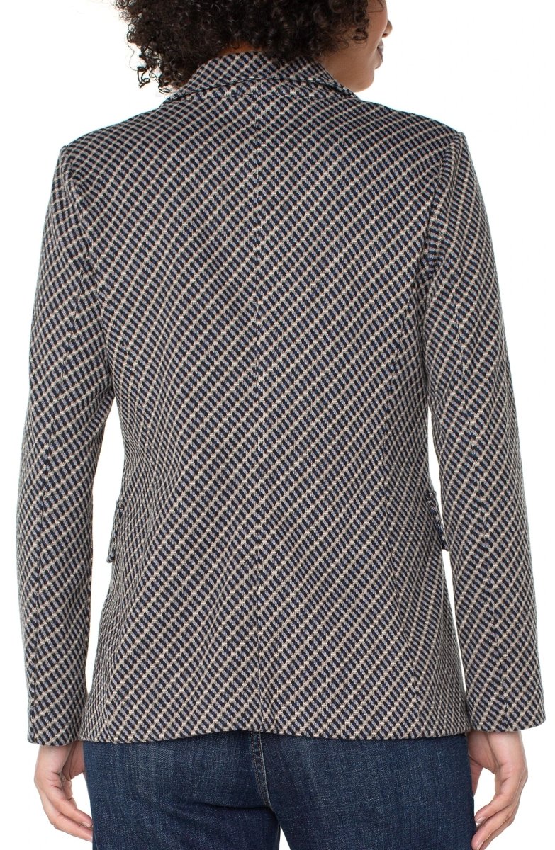 LP1B42 Faux Double Button Blazer - kc clothing