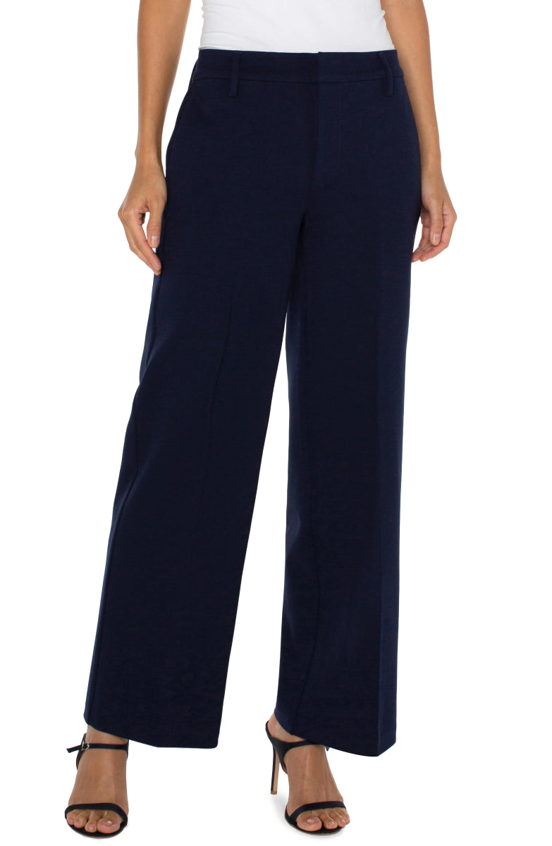 LP4654 Kelsey Crop Wide Leg Trouser - kc clothing