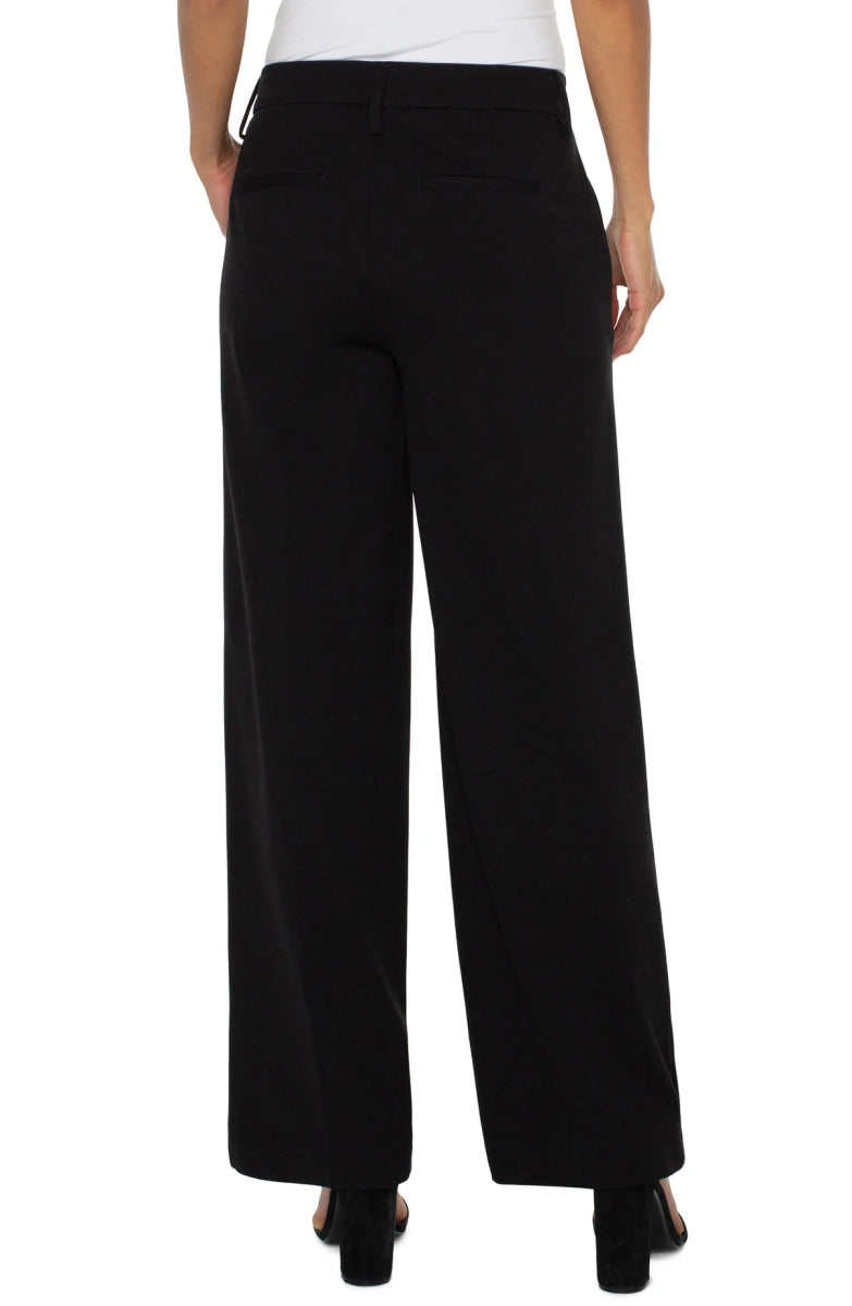 LP4654 Kelsey Crop Wide Leg Trouser - kc clothing