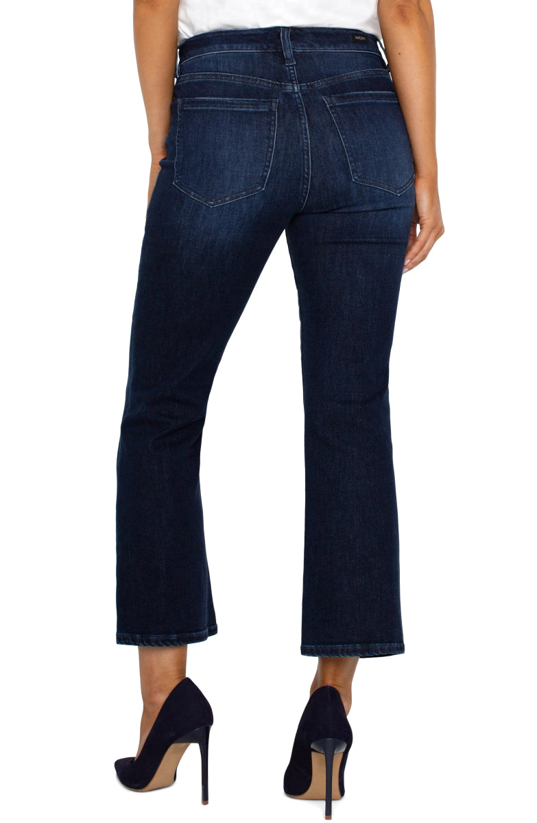 LP7854 Hannah Cropped Flare Jean - kc clothing