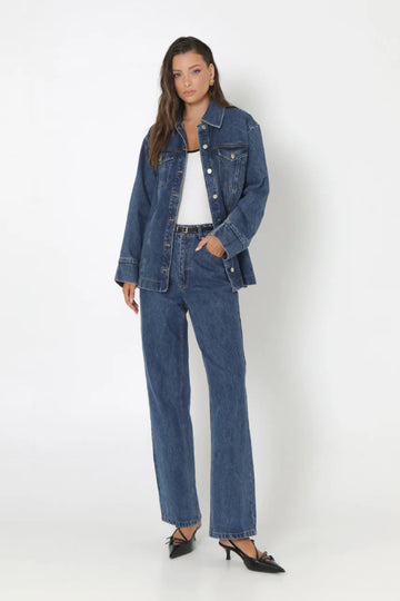 MS2883 Alba Denim Shirt - kc clothing
