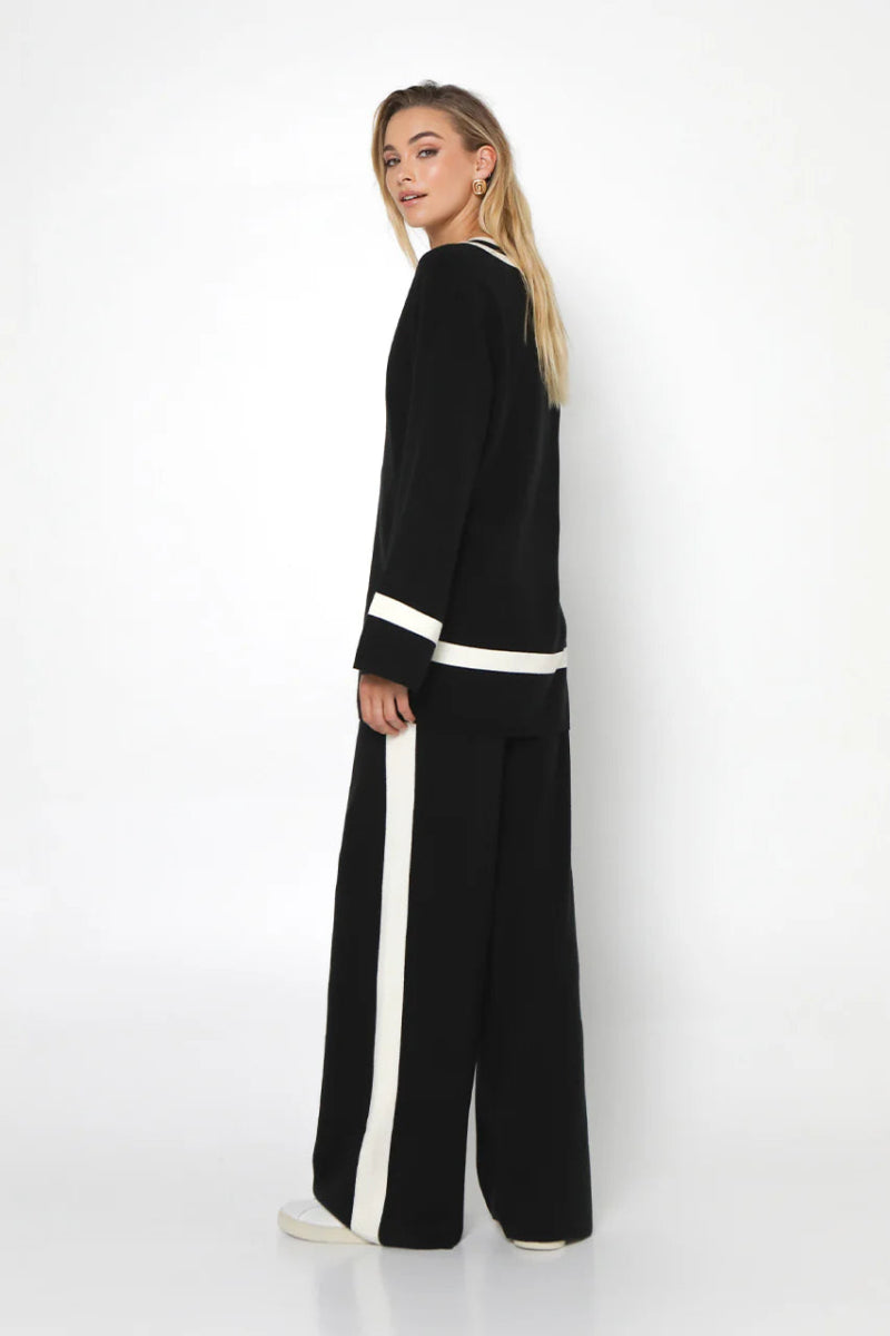 MS2901 Varsity Knit Sweater - kc clothing