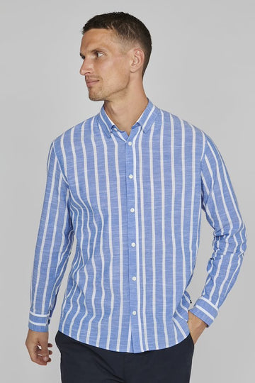 MT30207321 Christaldo Striped Shirt - kc clothing