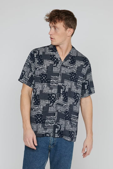 MT30207416 Klampo Bandana Print BU - kc clothing