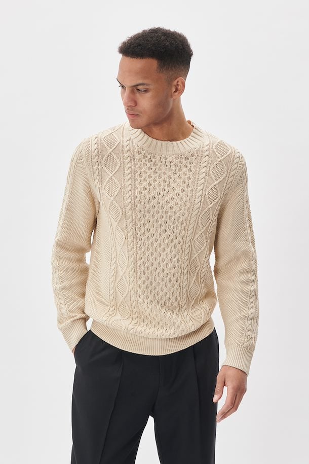 MT30207487 Cable Knit Triton Pullover - kc clothing