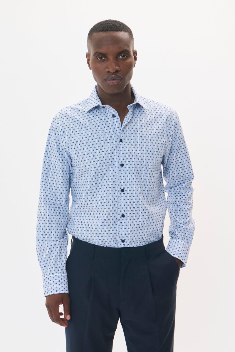 MT30207876 Marc Striped Floral Print - kc clothing