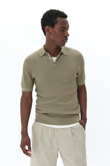 MT30208088 Polo BB Cable Knit - kc clothing