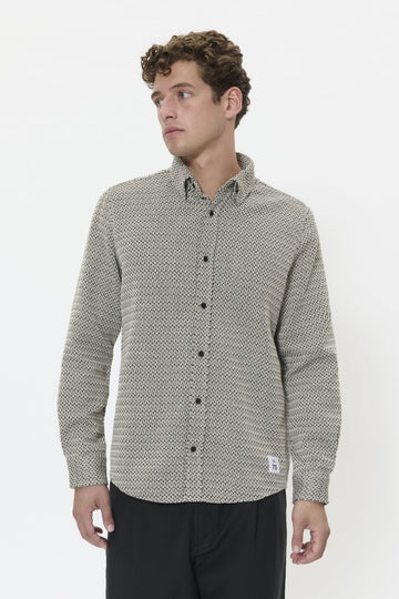 MT30208647 Brize 73 Geo Print Shirt - kc clothing