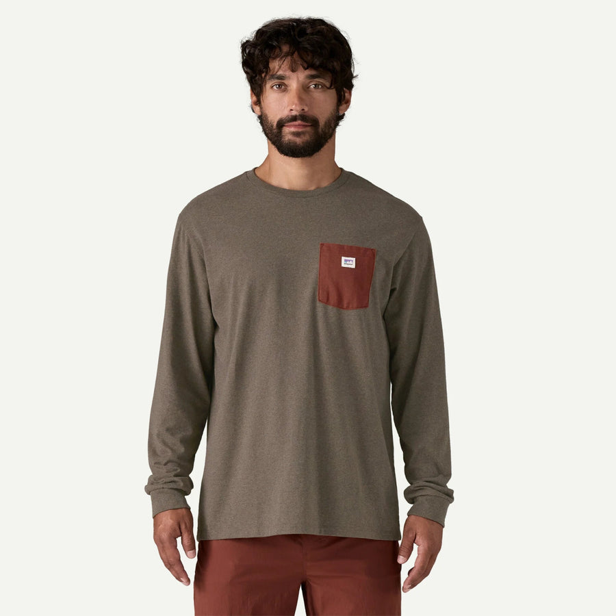 PAT37836 Men's L/S Shop Sticker Responsibili Tee - kc clothing