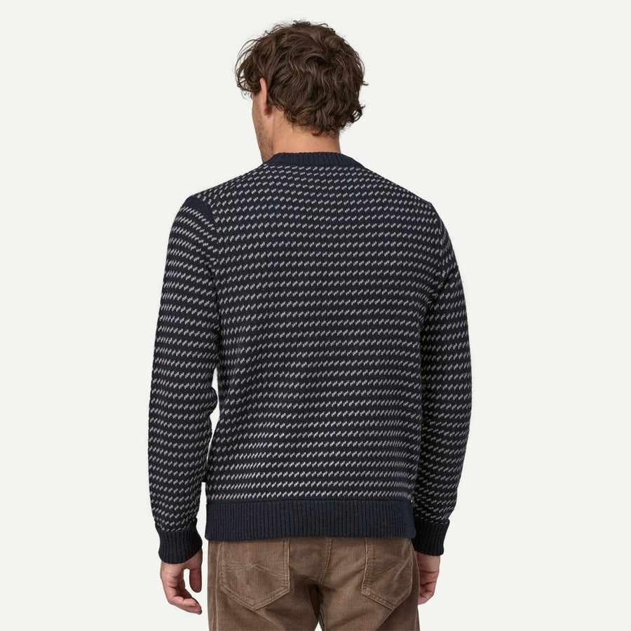 PAT50655 Men's Recycled Wool Blend Sweater - kc clothing