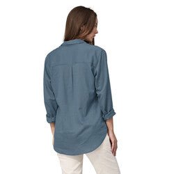 PAT54296 W's LW A/C Buttondown - kc clothing