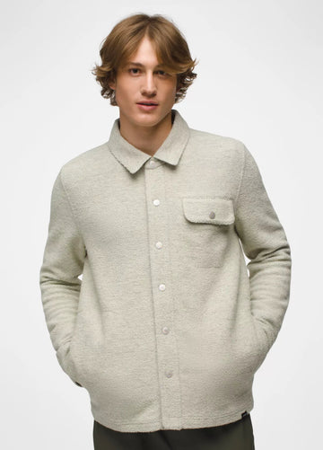 PRA1973751 Wooly Bird Fleece Overshirt - kc clothing