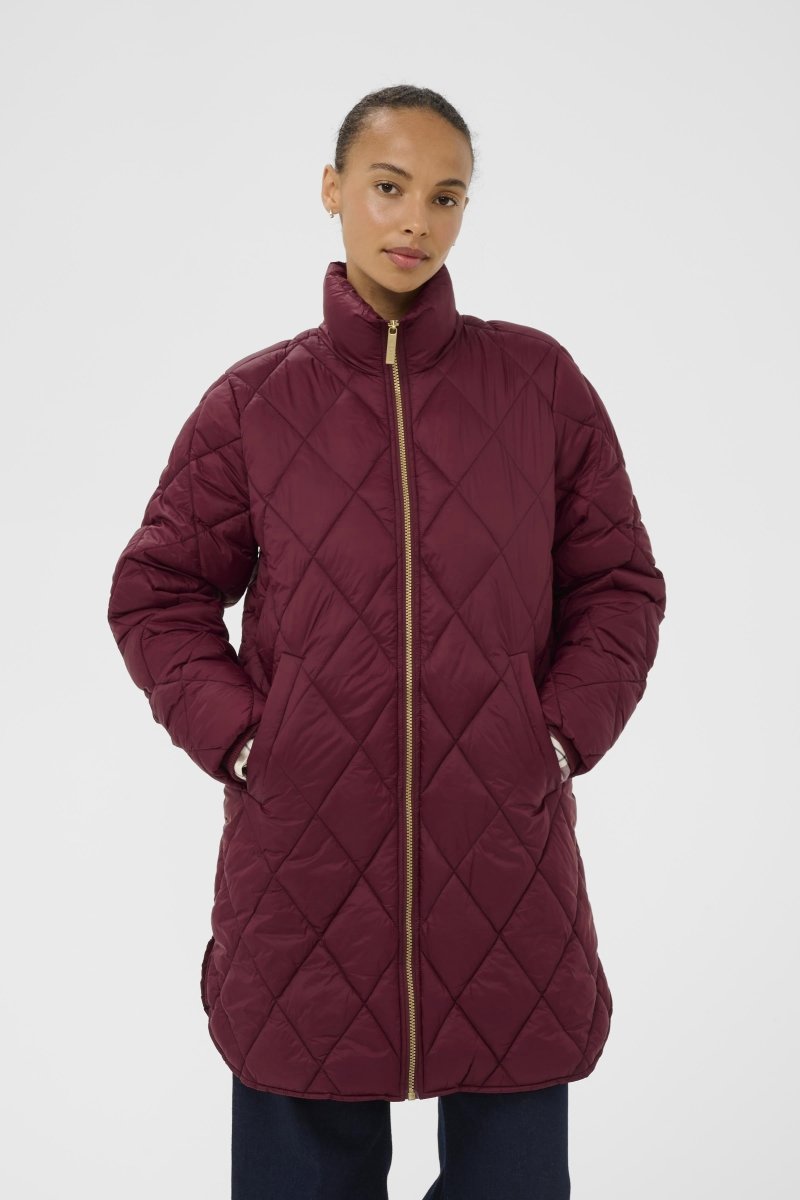 PT30306108 Olilas Quilted Coat - kc clothing