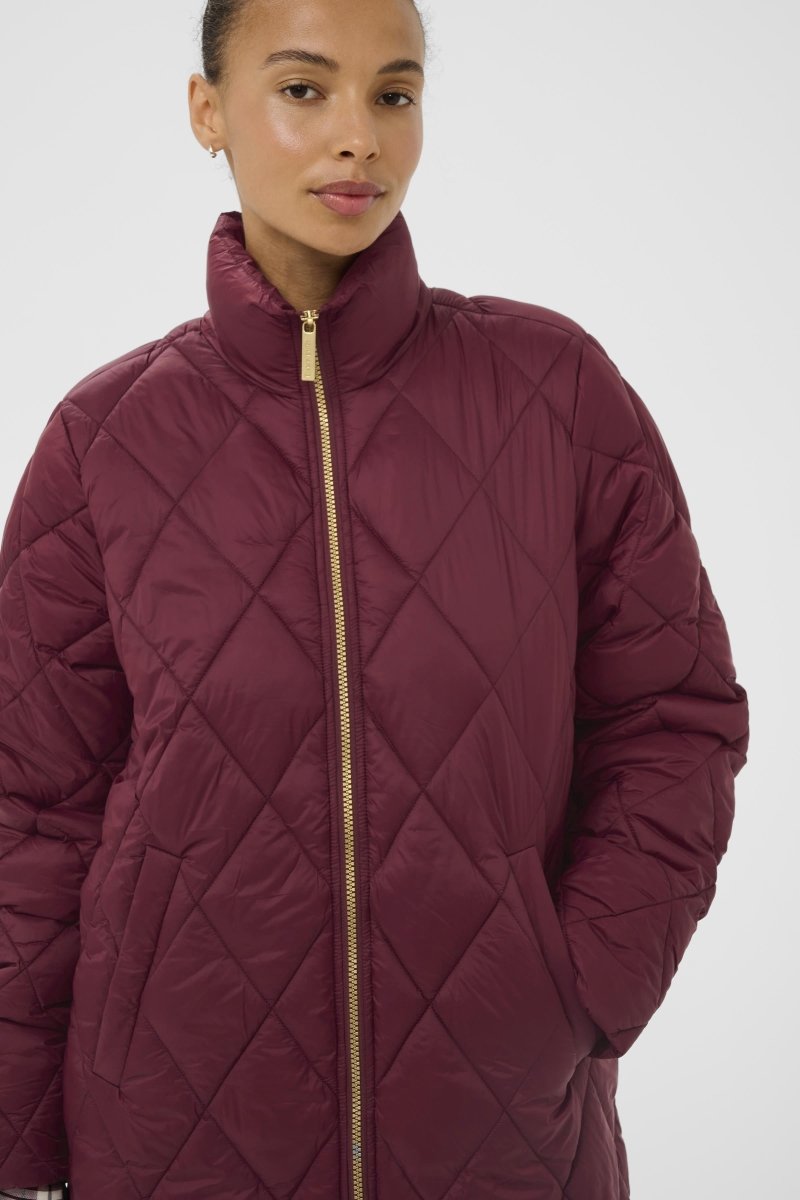 PT30306108 Olilas Quilted Coat - kc clothing
