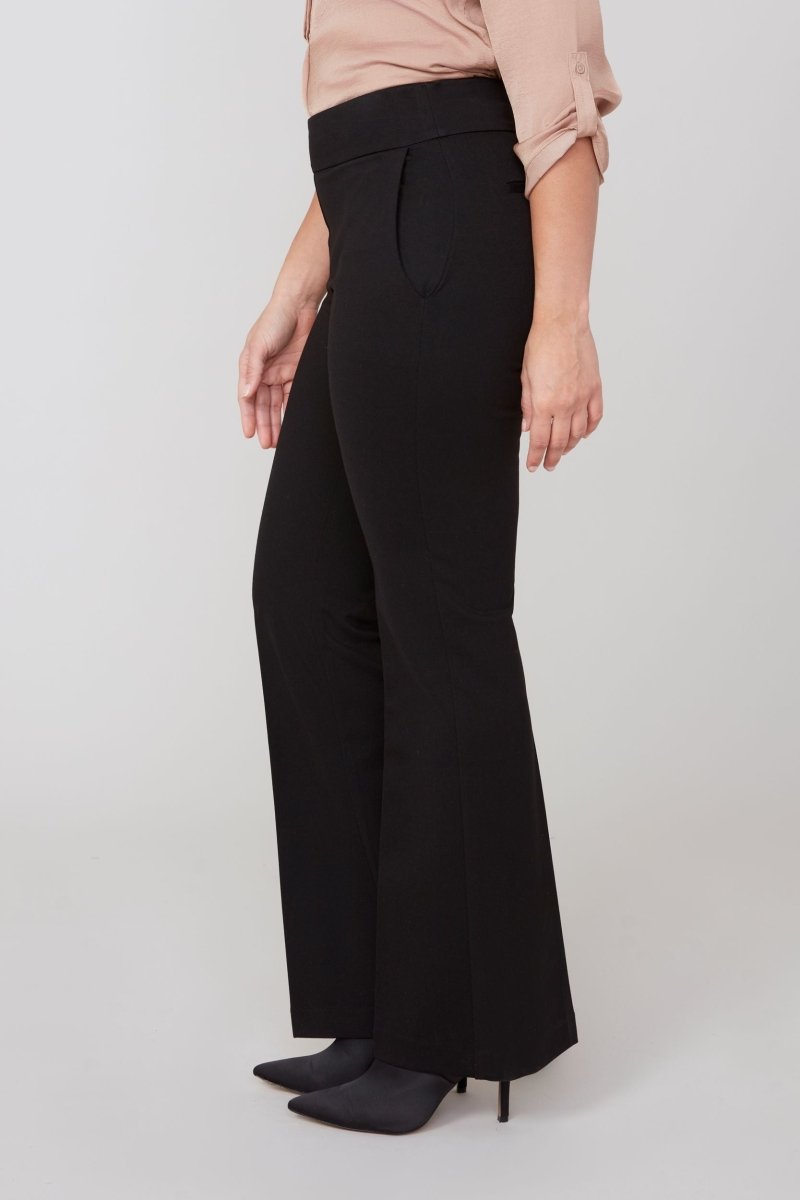 REN10054 Full Length Pull On Wide Leg Pant - kc clothing