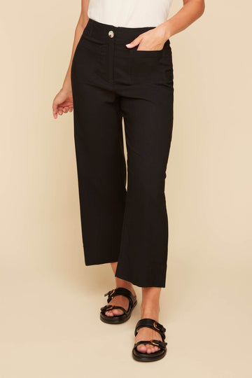 REN11004 Front Patch Pocket Pants - kc clothing
