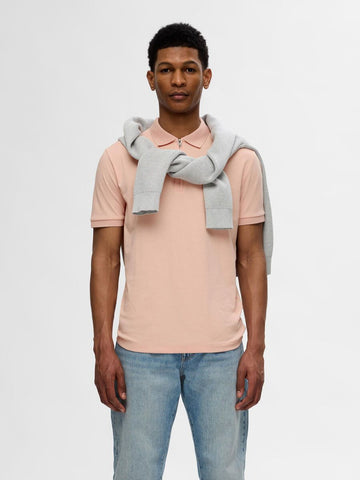 SEL16079026 Fave Zip Polo - kc clothing