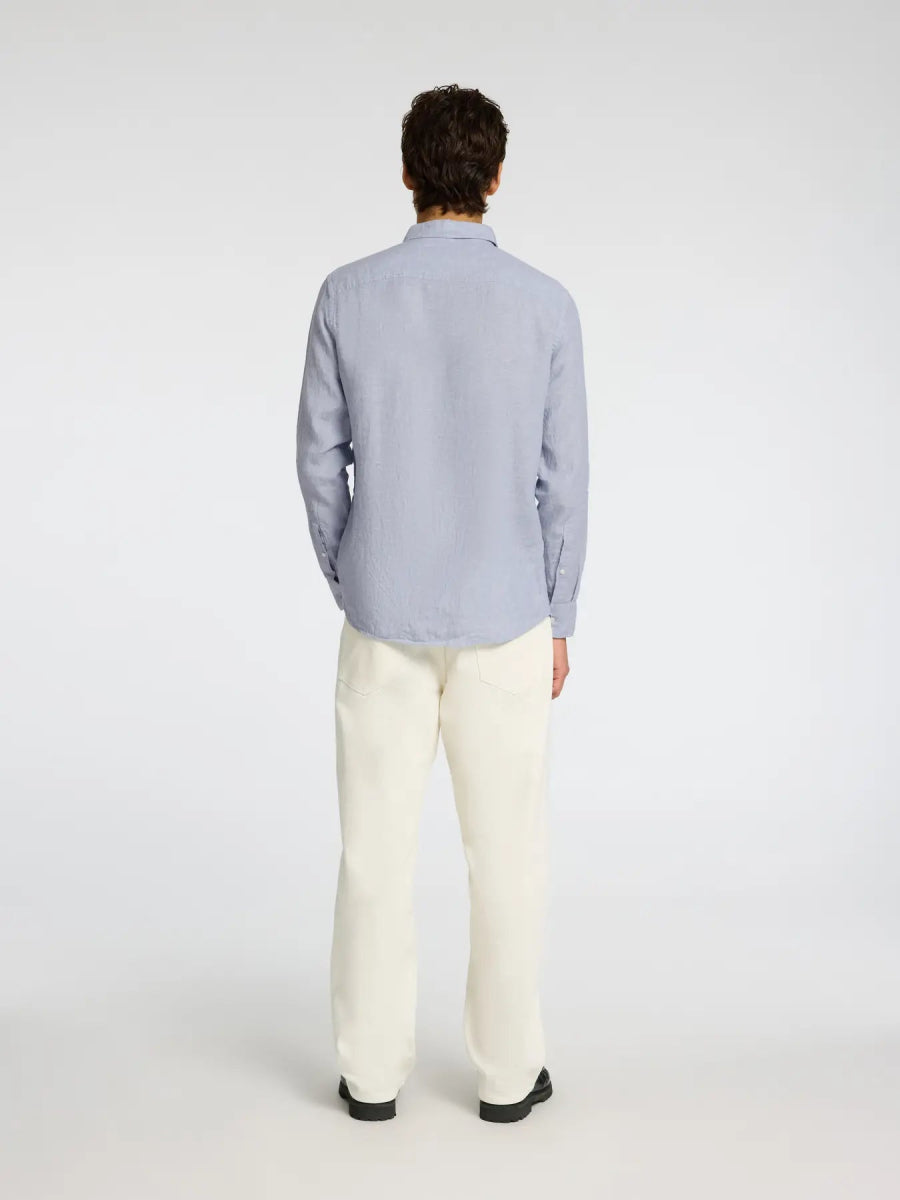 SEL16092471 Kylian L/S Classic Linen Shirt - kc clothing