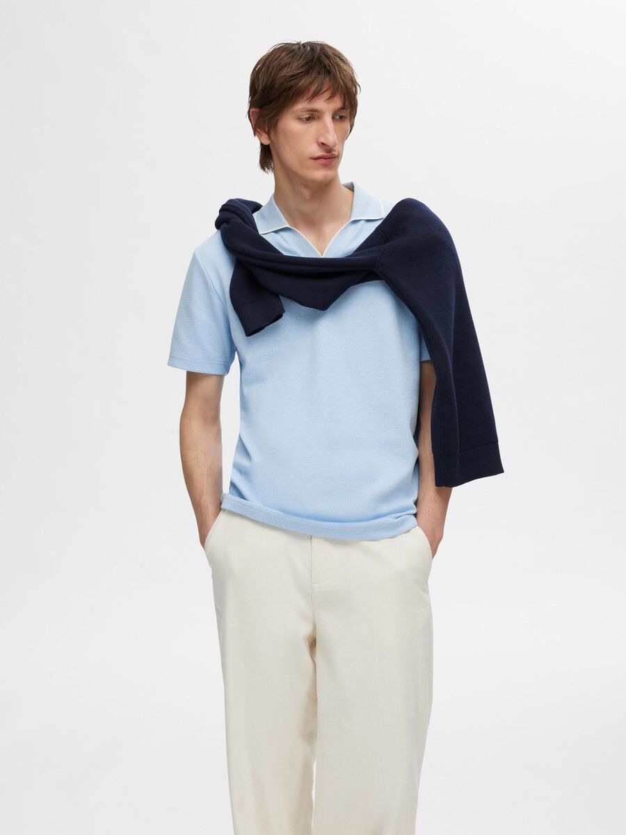 SEL16093710 Hadley Waffle Polo - kc clothing