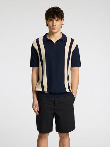 SEL16096197 Mattis Linen Blend Polo - kc clothing