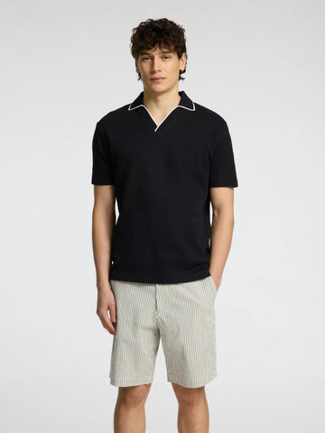 SEL16096777 Sangev Splitneck Polo - kc clothing