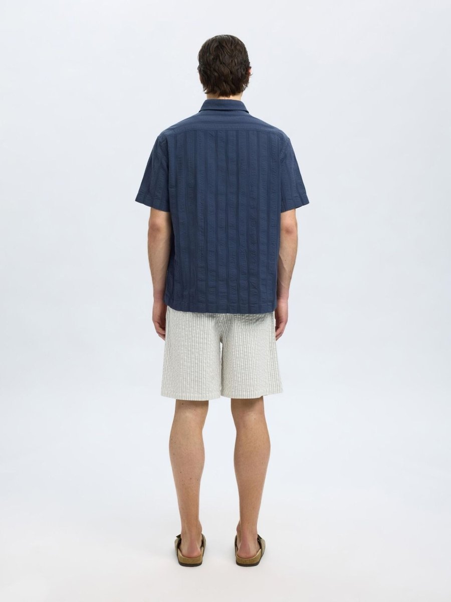 SEL16097697 Silas Seersucker Shirt - kc clothing