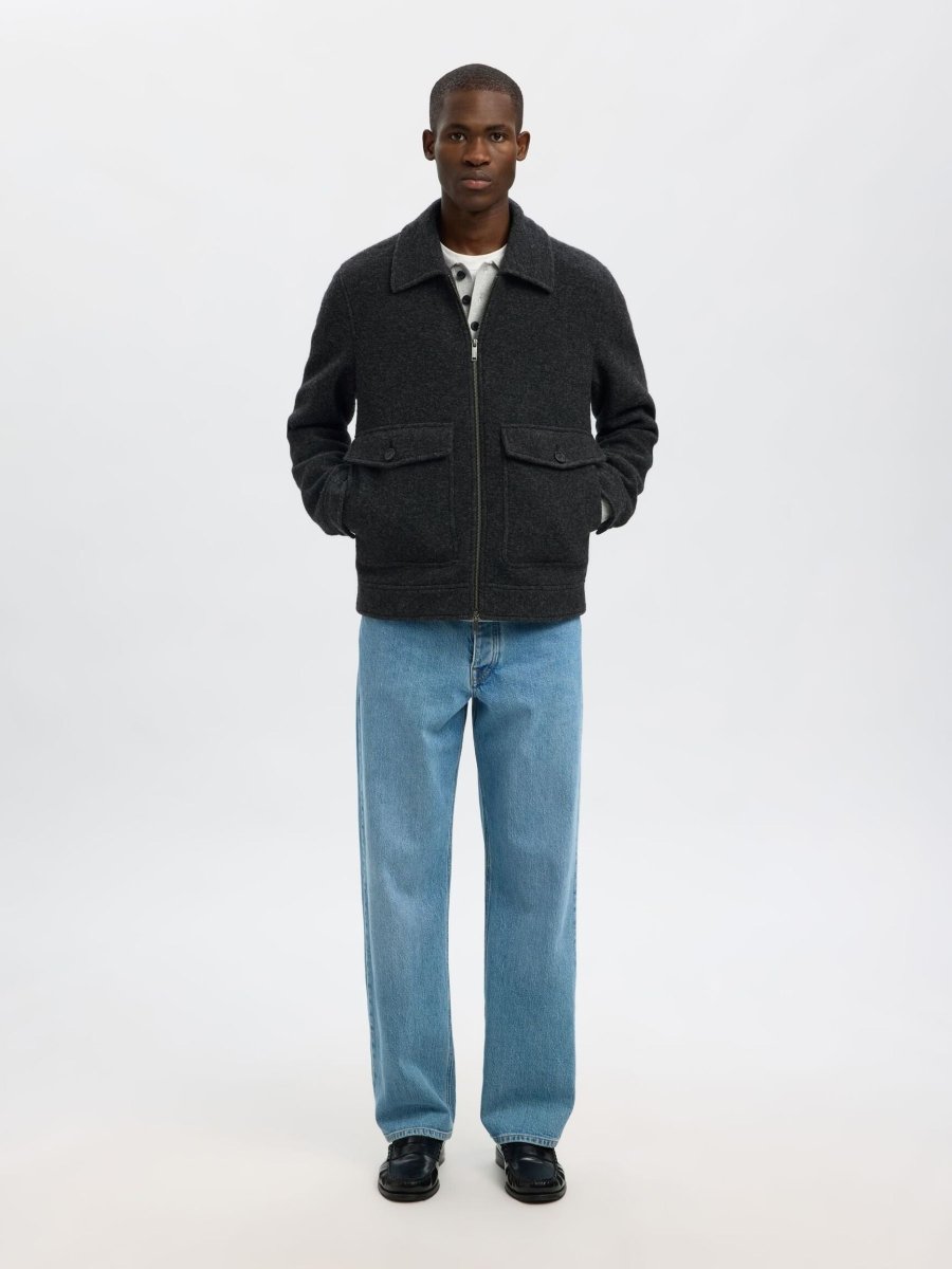 SEL16098263 Jakob Wool Blend Jacket - kc clothing