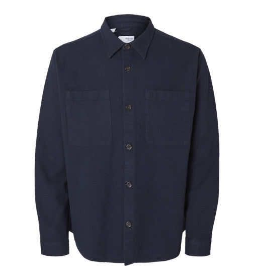 SEL16094687 L/S Heavy Twill Overshirt