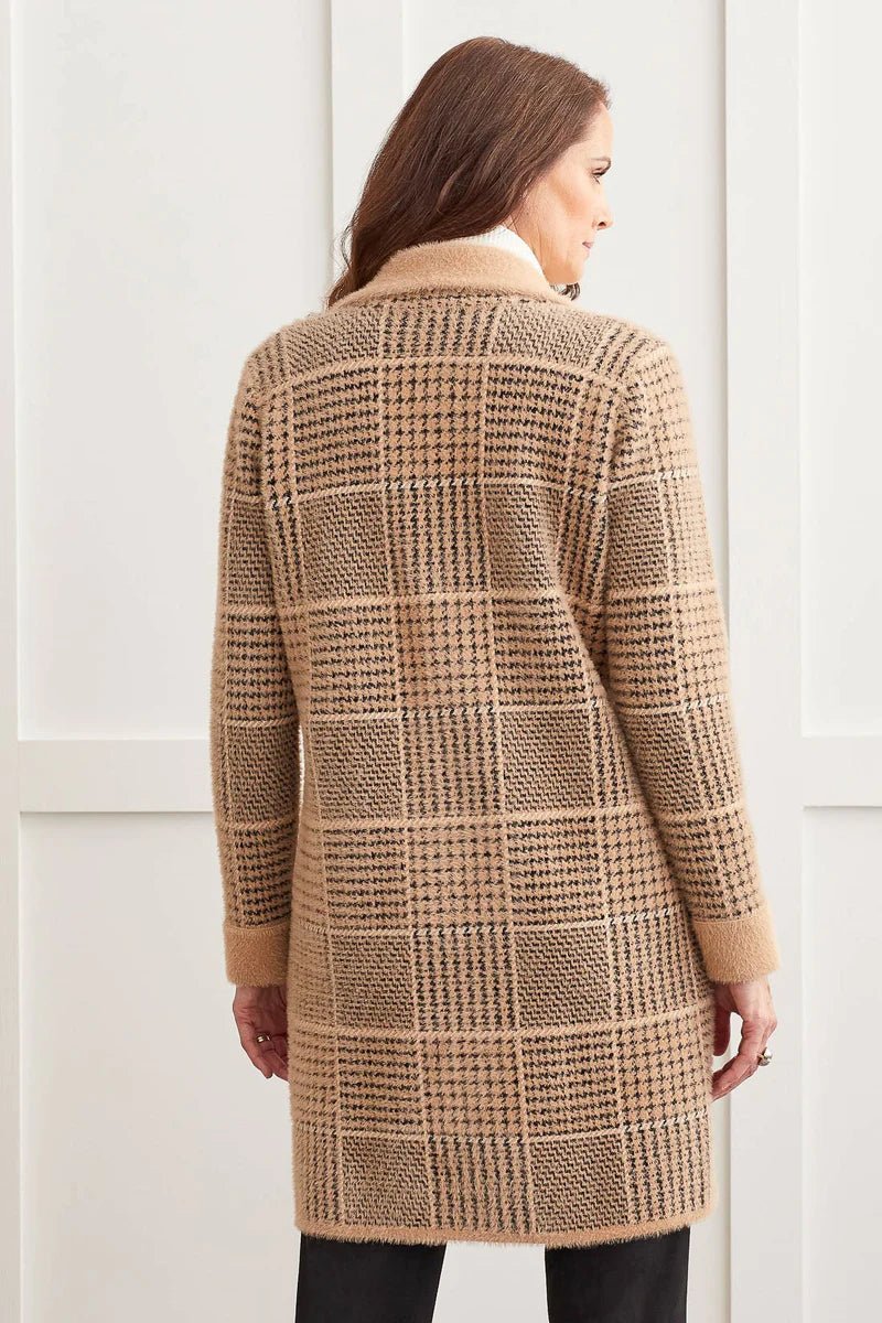 TR1421o L/S Bouble Breast Long Coat - kc clothing