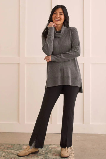 TR1472o L/S Cowl Neck Sweater - kc clothing