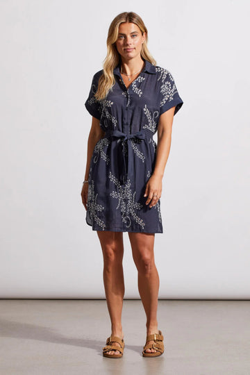 TR1670o Linen Dress - kc clothing