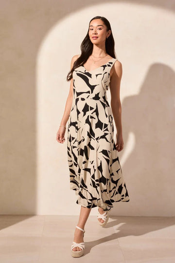 TR1677o High Low Sleveless Dress - kc clothing