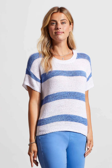 TR1725o S/S Scoop Neck Sweater - kc clothing