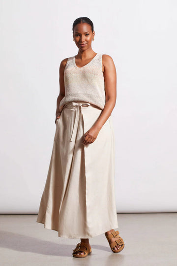 TR1734o Sleeveless Crochet Sweater Top - kc clothing