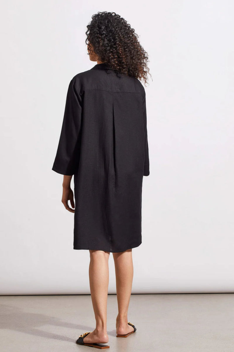 TR1765o 3/4 Sleeve Dress W/Pockets - kc clothing