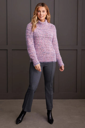 TR1898o Cowlneck Sweater - kc clothing