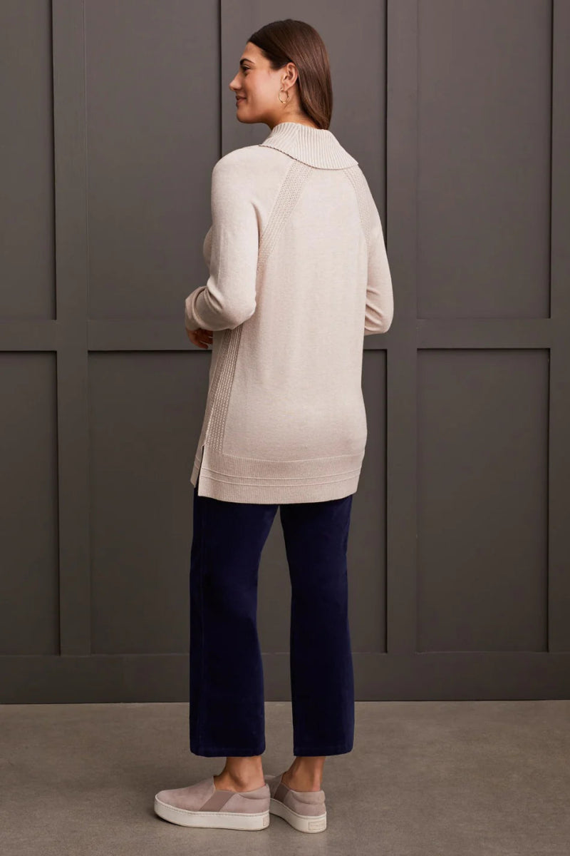 TR1923o L/S Cowl Neck Sweater - kc clothing
