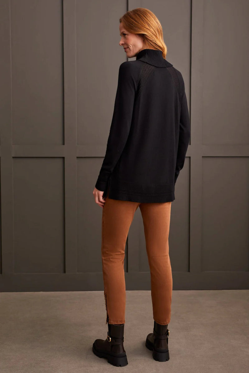 TR1923o L/S Cowl Neck Sweater - kc clothing