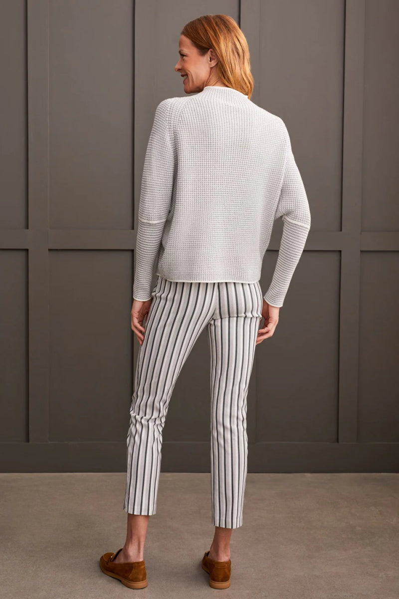 TR1931o Raglan Sleeve Funnel Neck Sweater - kc clothing