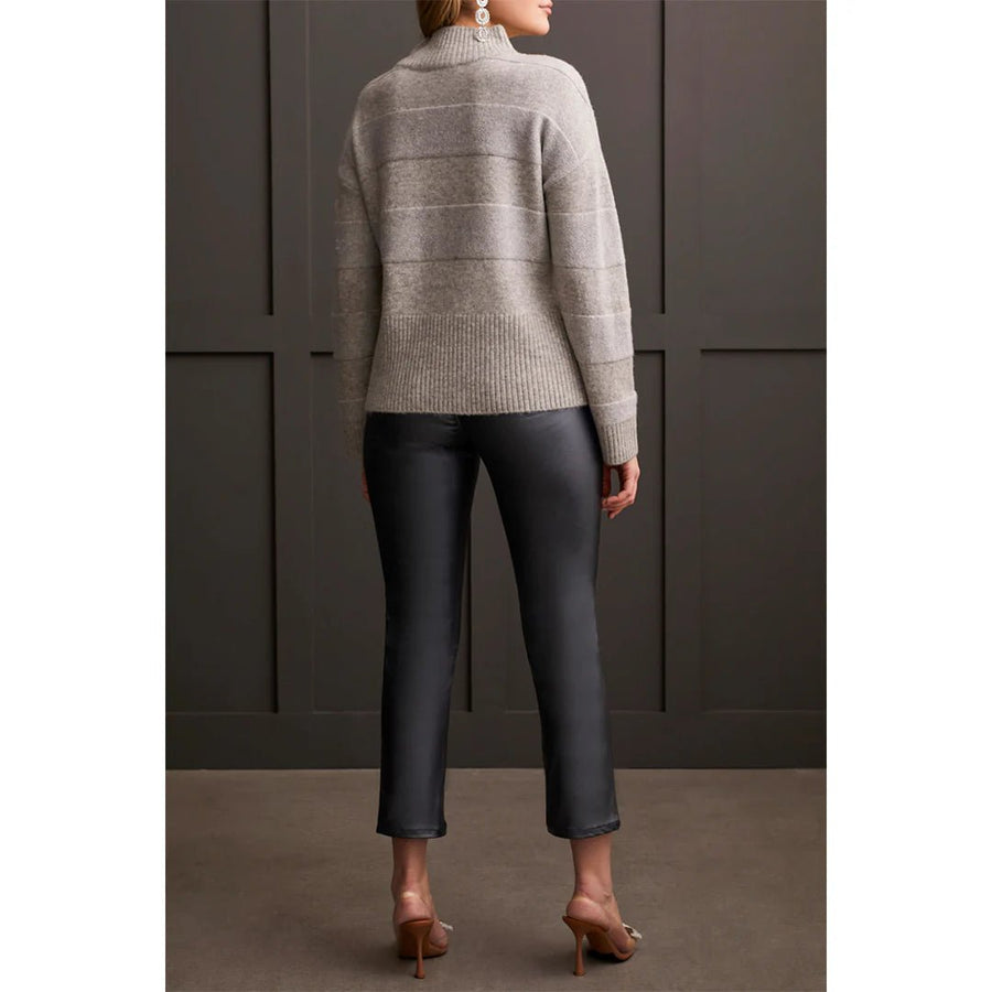 TR1995o Long Sleeve Mockneck Sweater - kc clothing