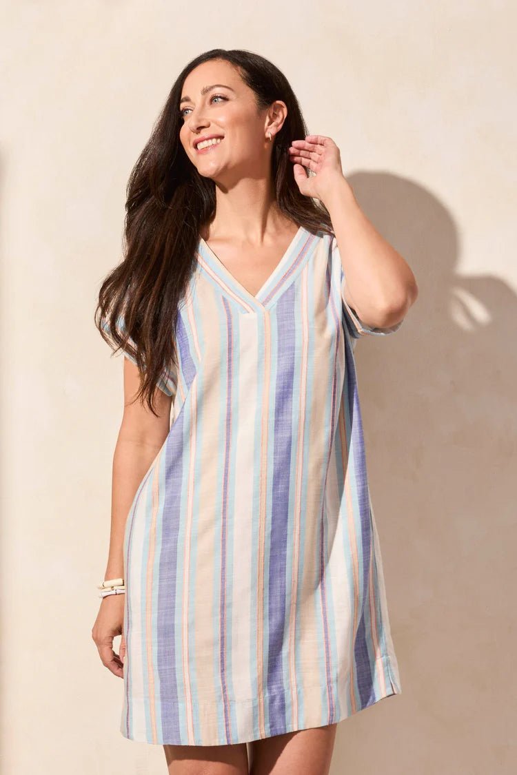 TR2143o S/S Dolman Tunic Dress - kc clothing