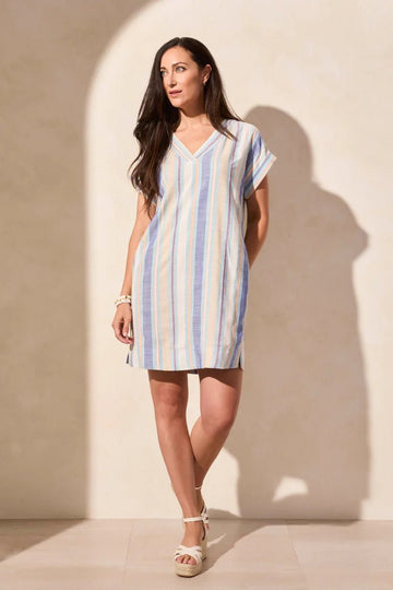 TR2143o S/S Dolman Tunic Dress - kc clothing