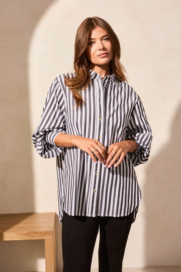 TR2198o L/S Button Front Shirt - kc clothing