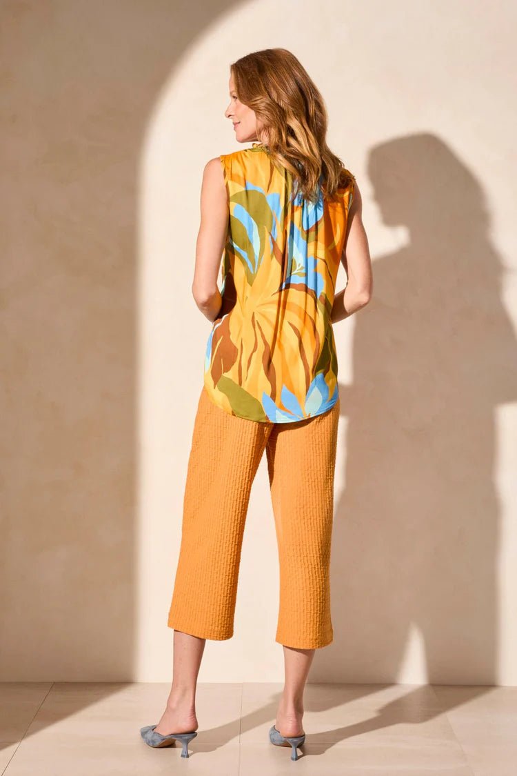 TR4442o Frill Neck Blouse - kc clothing