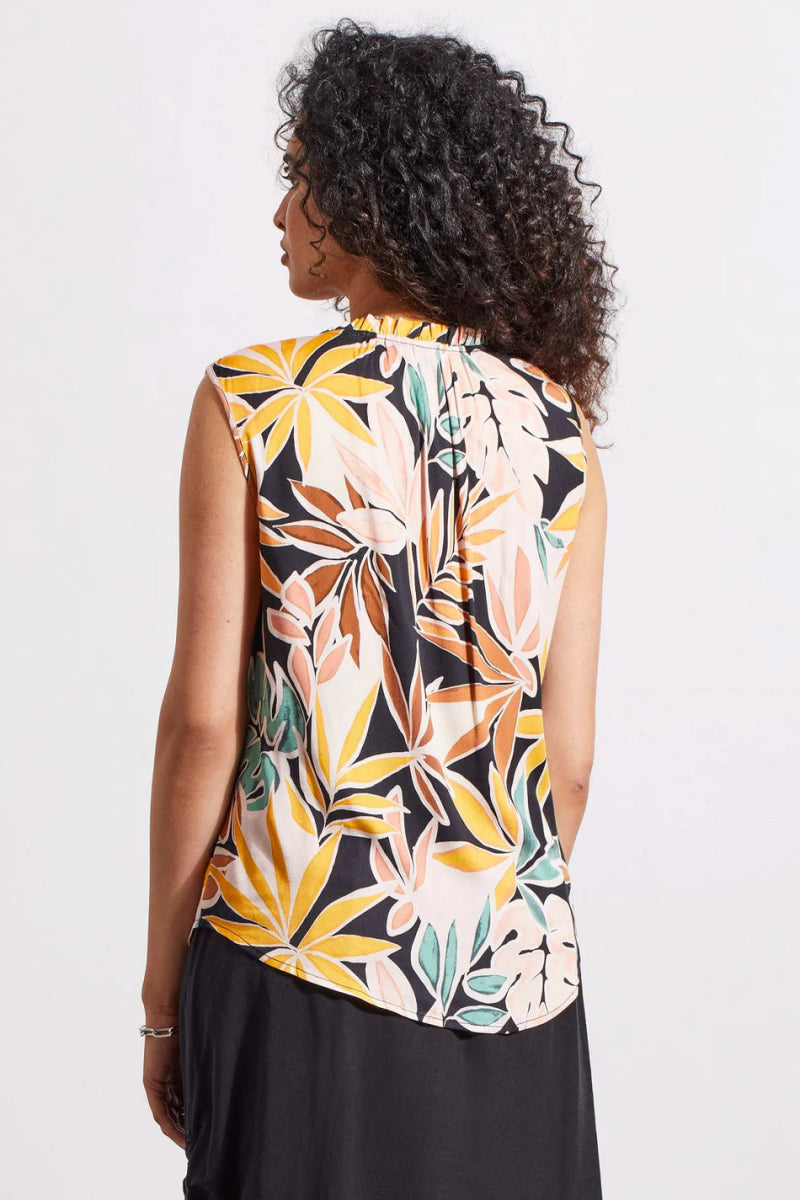 TR4442o Frill Neck Blouse - kc clothing